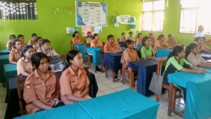 Generasi Muda Perbatasan Dibekali Wawasan Kebangsaan oleh Satgas Pamtas Yonarmed 12 Kostrad