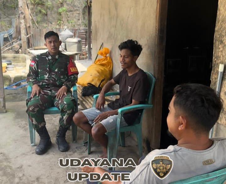 Komsos Babinsa di Desa Kaliuda Pererat Silaturahmi dengan Masyarakat