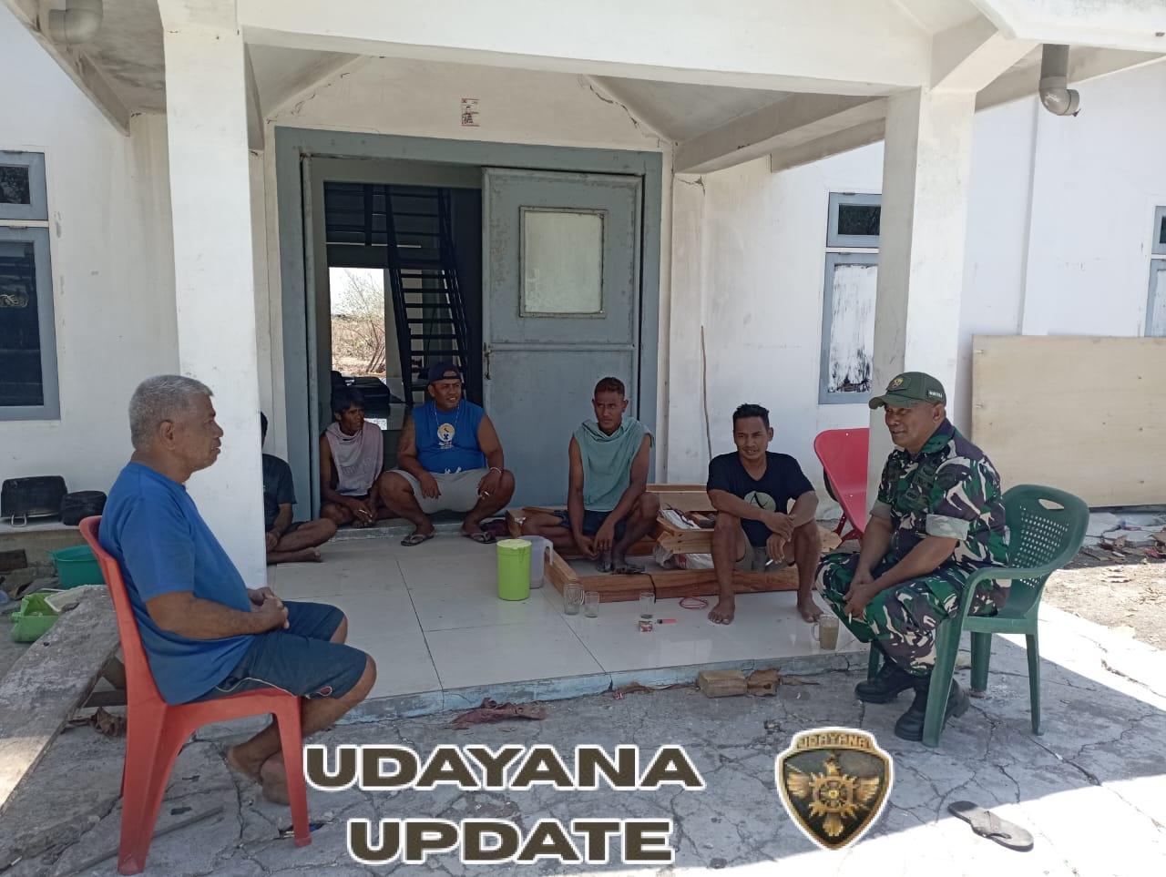 Pererat Hubungan, Pelda Domiggus Liu Gelar Komsos di Desa Wunga