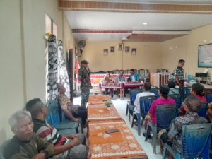 Sertu Hermenejildo De Almeida Sampaikan Aspirasi Warga Saat Kunjungan Camat Insana Barat