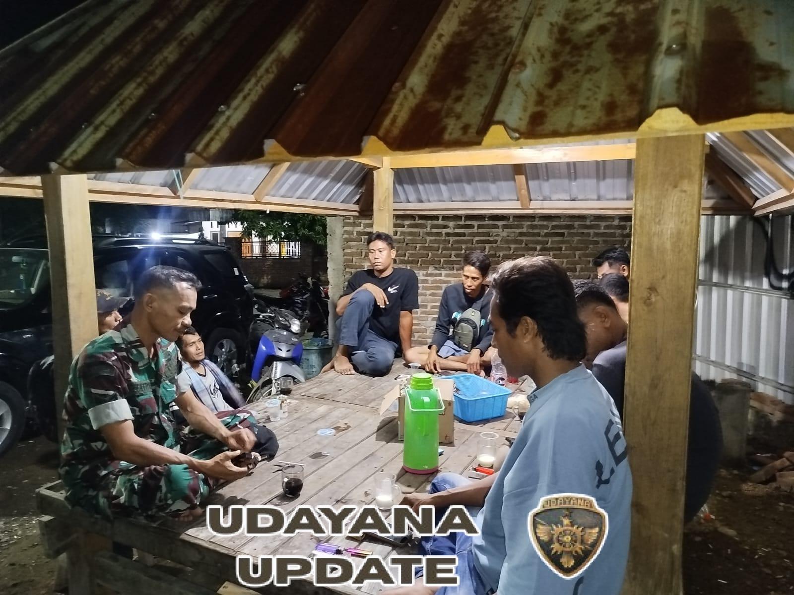 Serka Khairil Anwar Pimpin Patroli Malam di Seteluk, Ciptakan Situasi Kondusif