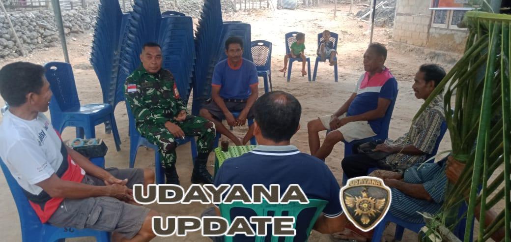 Babinsa Serka David Bullen Mediasi Kesalahpahaman Warga di Kelurahan Mokdale