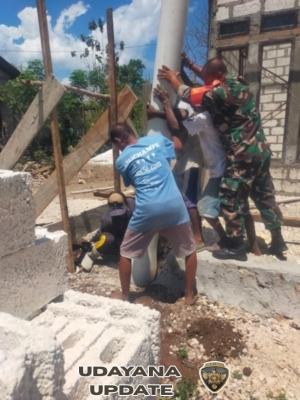 Babinsa Sertu Delfi Amalo Laksanakan Monitoring Wilayah di Kelurahan Ontali