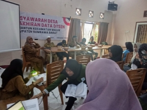 Koramil 1628-02/Sekongkang Dukung Kelancaran Musyawarah Desa di Mantun