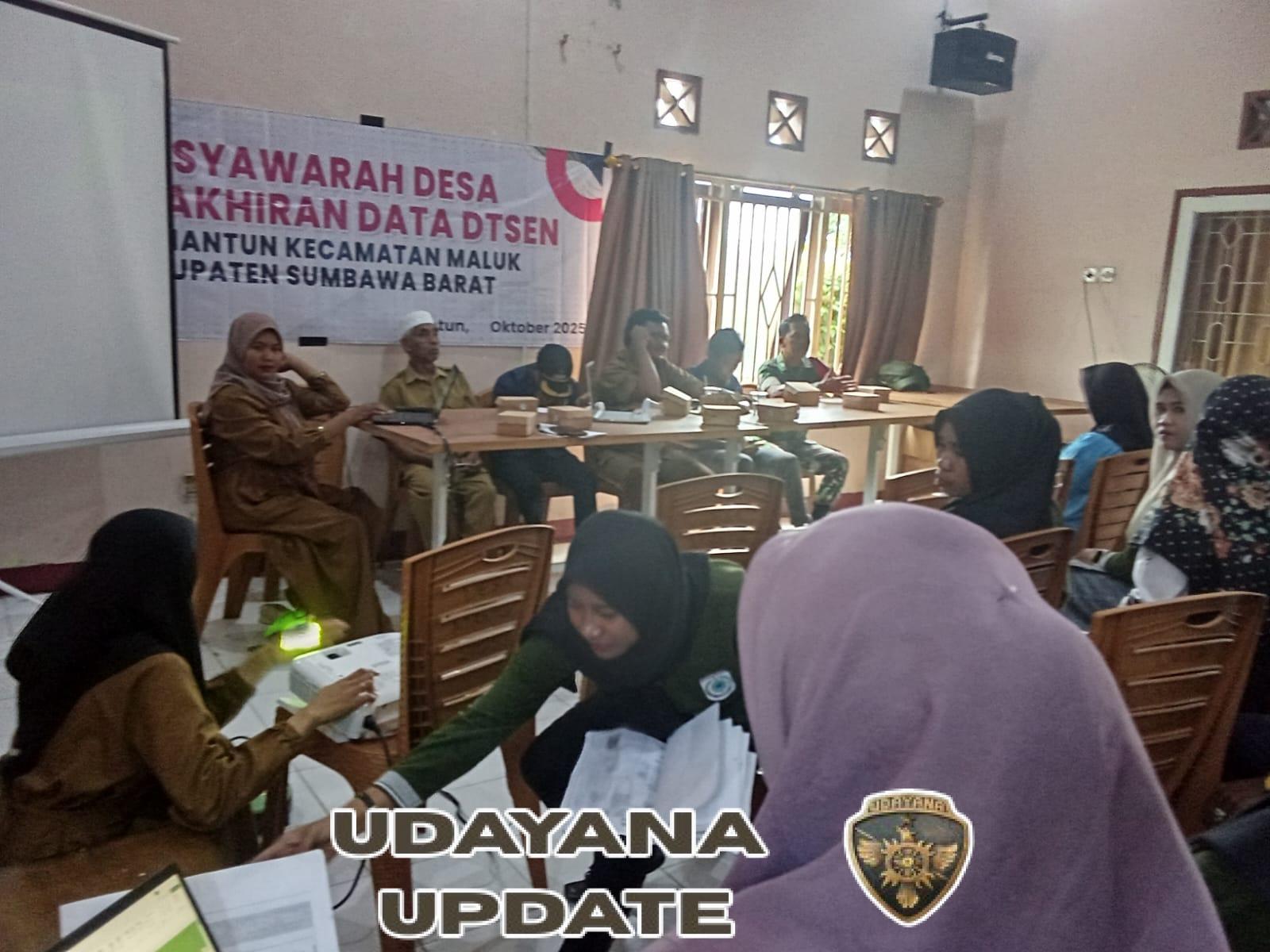 Koramil 1628-02/Sekongkang Dukung Kelancaran Musyawarah Desa di Mantun