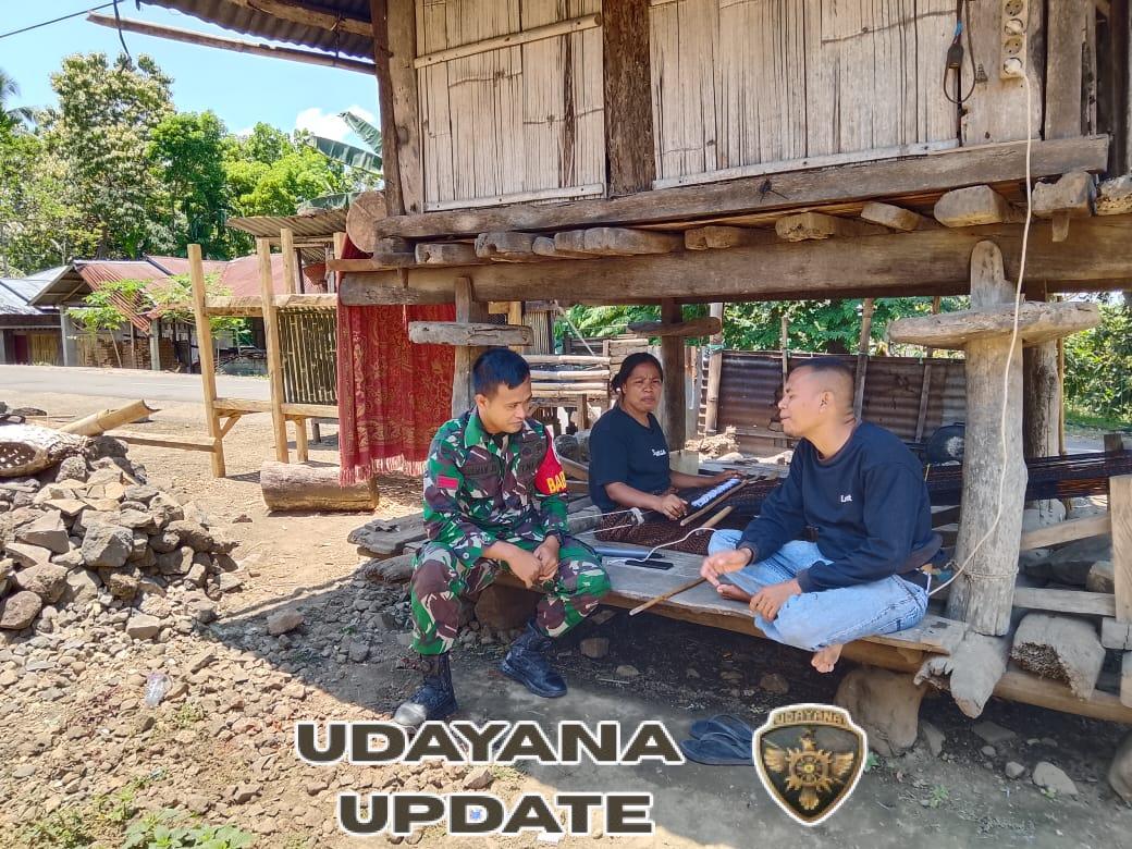 Babinsa Koramil 1602-02/Wolowaru Perkuat Sinergi dengan Warga Desa Nakambara