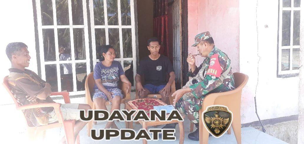 Babinsa Koramil 1627-03/Batutua Laksanakan Komsos dan Monitoring Wilayah di Desa Oenitas