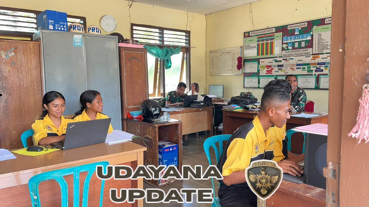 Kodim 1603/Sikka Jadi Tempat Praktik Kerja Lapangan Siswa DKV SMA SMKS Yohanes XXIII Maumere