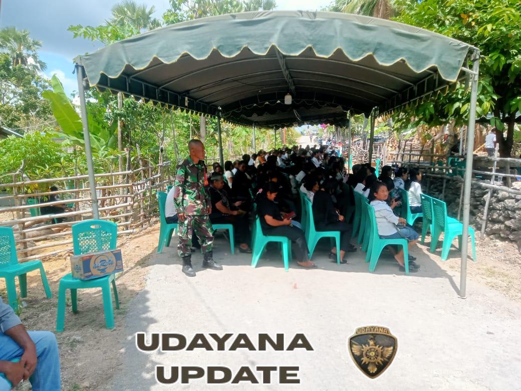 Babinsa Koramil 1627-01/Baa Hadiri Ibadah Pemakaman Warga di Kelurahan Mokdale