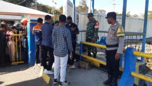 Situasi Wilayah Koramil 1627-02/Pantai Baru Aman dan Kondusif Hingga Siang Hari