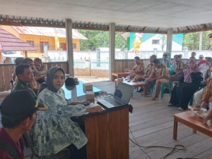 Babinsa Desa Mataiyang Hadiri Musyawarah Pemutakhiran Data Sosial Ekonomi Nasional (DTSEN) 2025