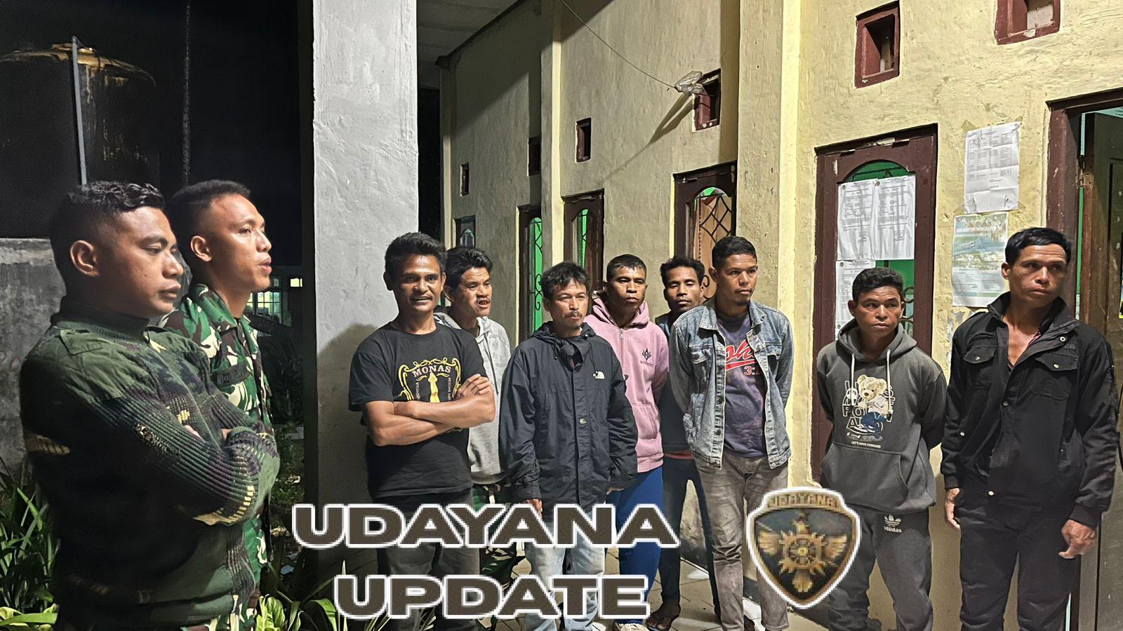 Babinsa Koramil 01/Loli dan Warga Bersinergi Jaga Keamanan Lingkungan