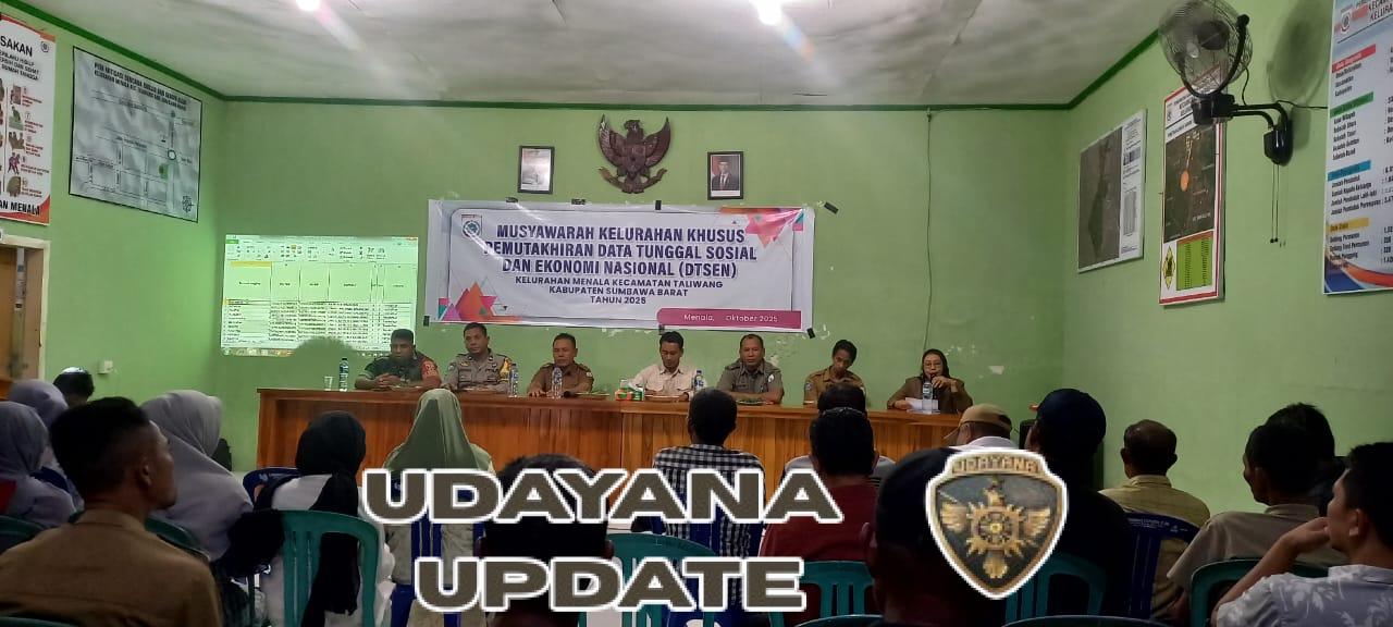 Sinergi TNI dan Pemerintah, Babinsa Kelurahan Menala Dukung Pemutakhiran Data Nasional