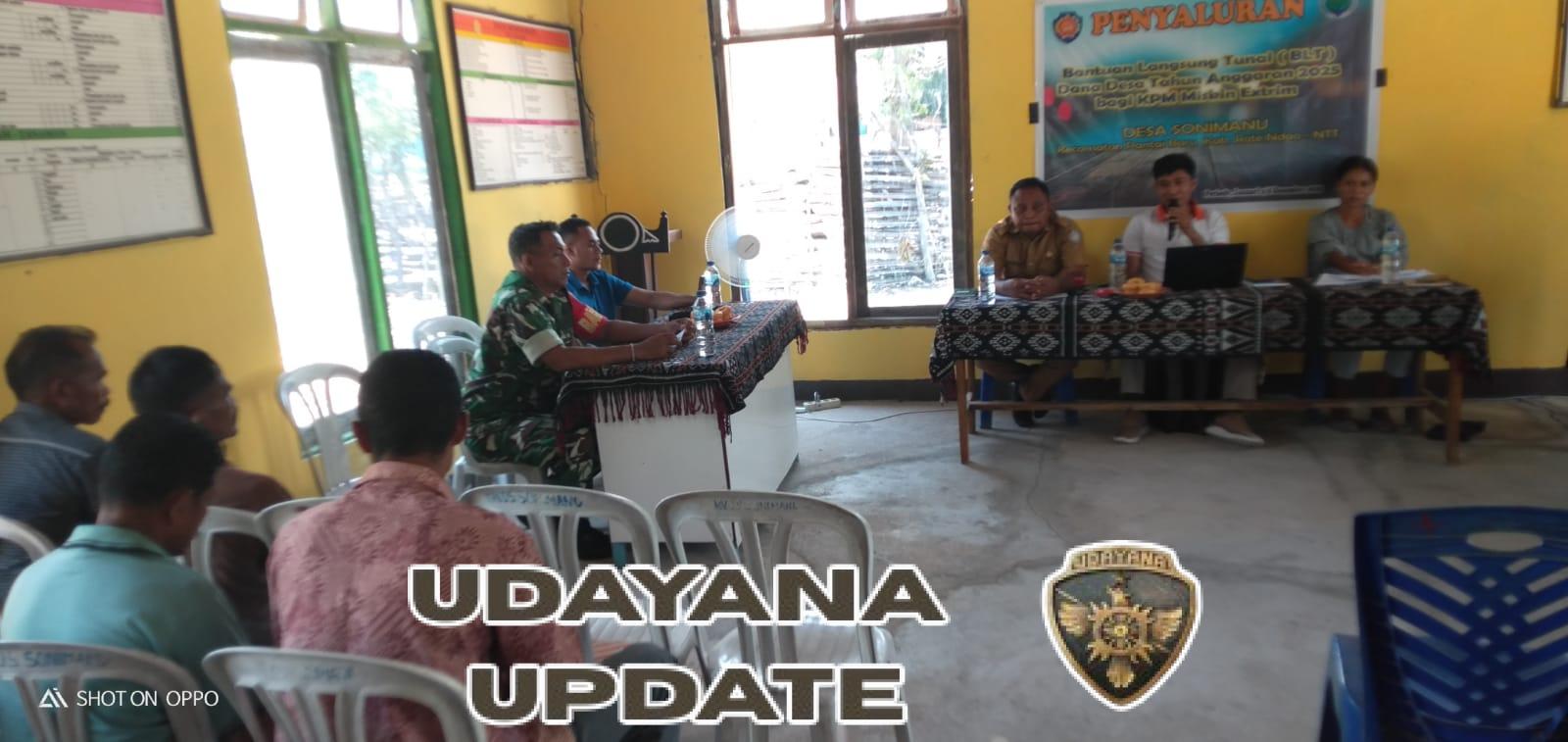 Babinsa Serda Roni Riberu Hadiri Rapat Musrembang Desa Sonimanu Bahas Program Pembangunan dan Rembuk Stunting TA 2026