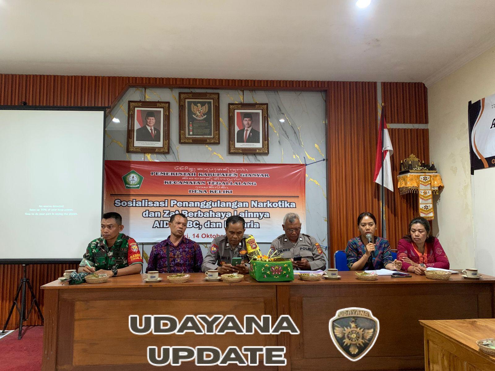Babinsa Keliki Dukung Sosialisasi Pencegahan Narkoba dan Penyakit Menular
