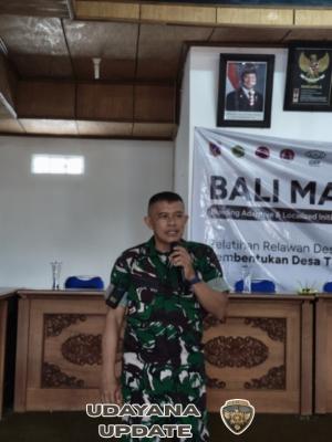 Koramil Tampaksiring Dukung Pembentukan Desa Tangguh Bencana di Manukaya