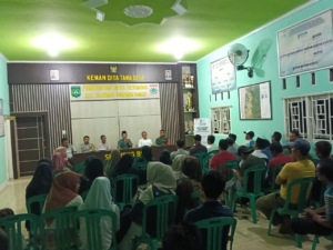 Babinsa Desa Sermong Hadiri Rapat Rencana Pembangunan Gedung Koperasi Merah Putih