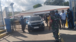 Babinsa Pantai Baru Amankan Keberangkatan Kapal Garda Maritim 3 di Pelabuhan ASDP