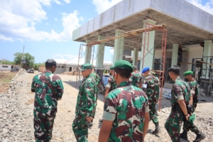 Danrem 162/Wira Bhakti Tinjau Pembangunan Yonif TP 835/SYB, Dandim 1607/Sumbawa Siap Kawal Hingga Tuntas