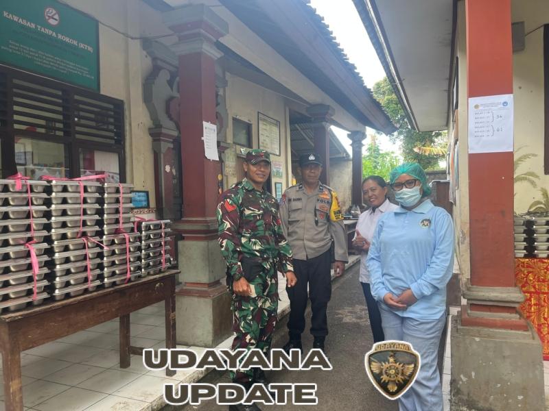 Babinsa Melinggih Dukung Program Makan Bergizi Gratis untuk 1.512 Siswa di Payangan