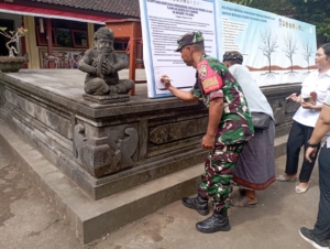 Babinsa Pejeng Hadiri Pembinaan Lomba Posyandu dan Pengelolaan Sampah Berbasis Sumber