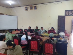 Babinsa Desa Belancan Hadiri Rapat Pembentukan Tim Pendataan SDGs Tahun 2025