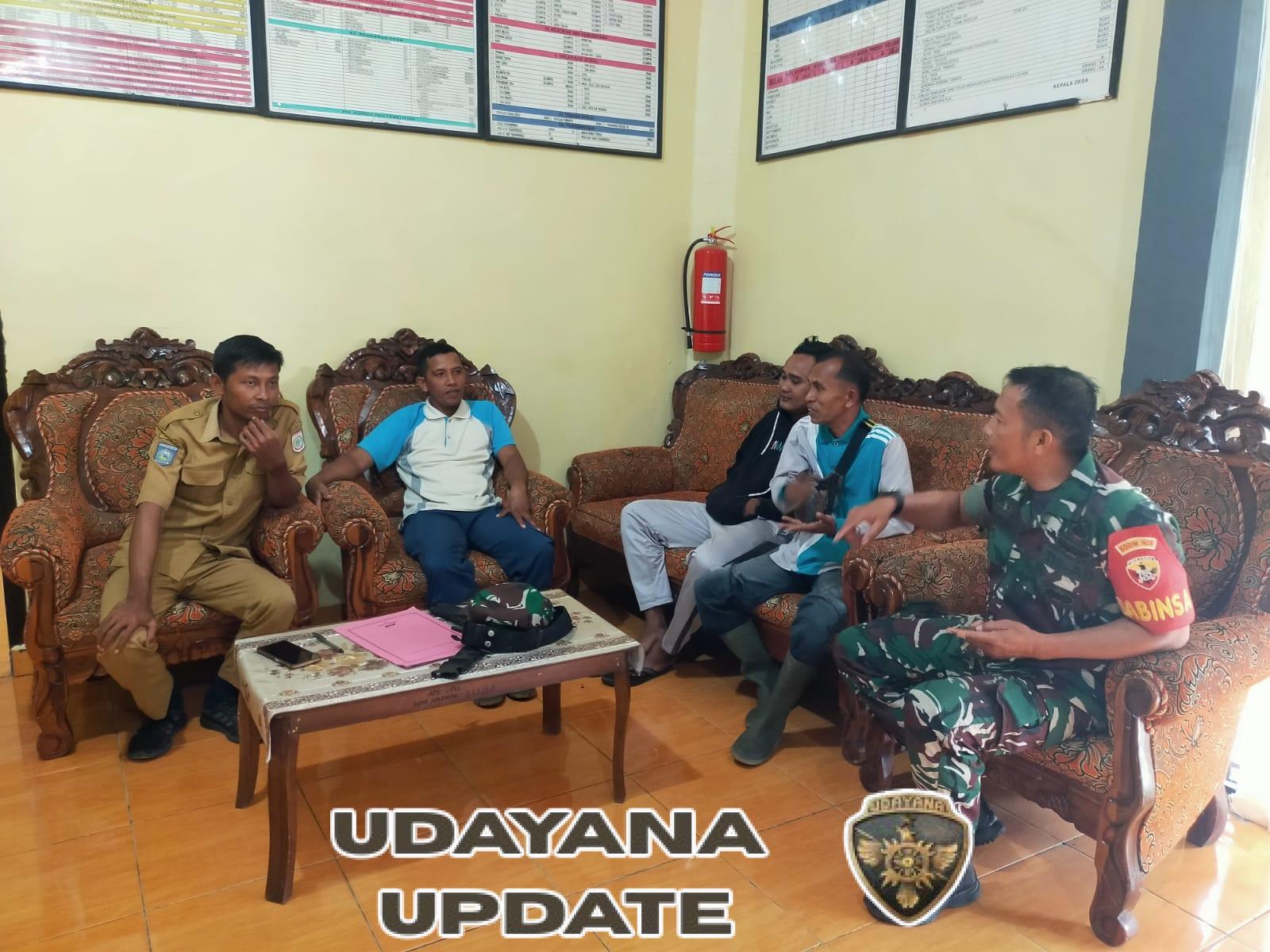Babinsa Desa Lamung Tekankan Pentingnya Menjaga Keamanan dan Ketertiban Lingkungan