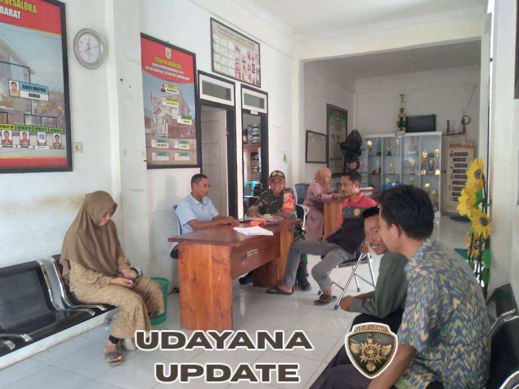 Babinsa Desa Desaloka Gelar Komsos Bahas Kesehatan dan Cegah Stunting