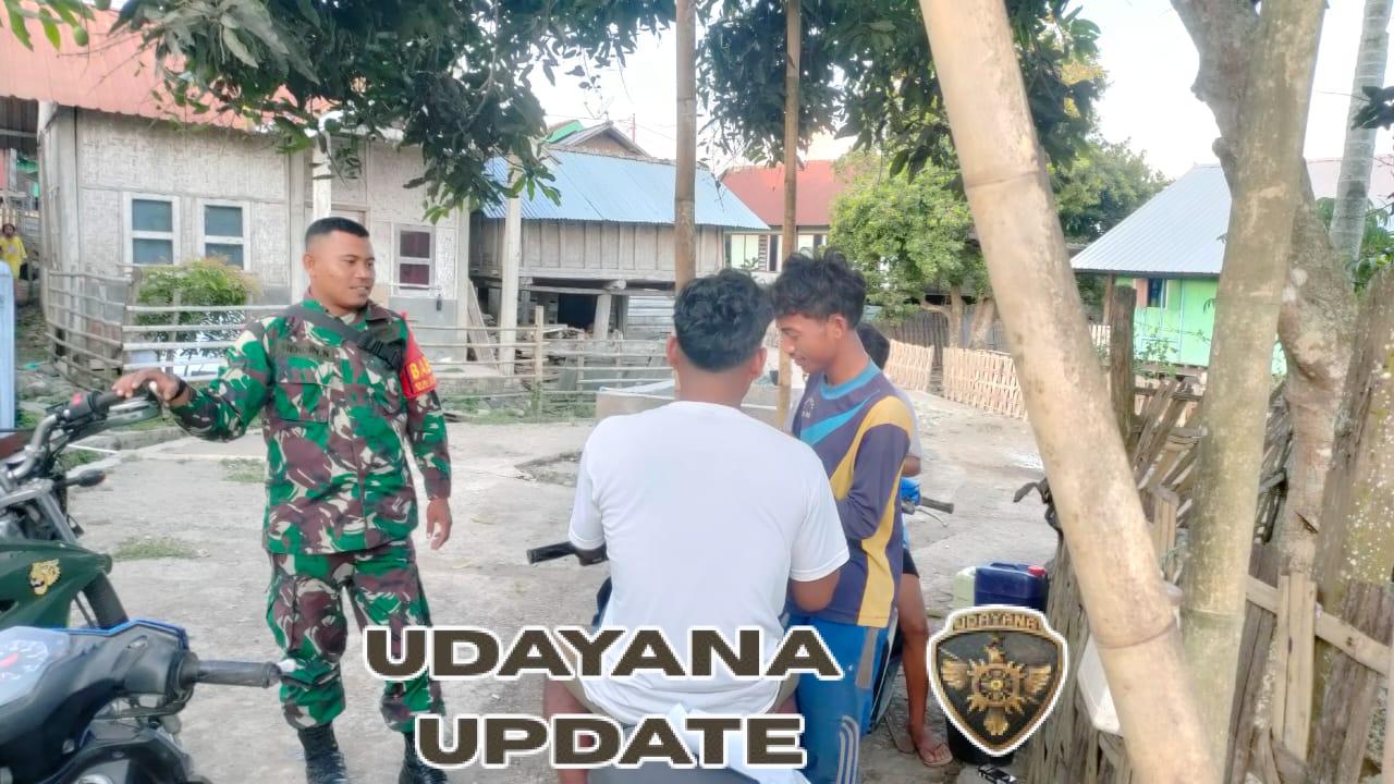 Babinsa Desa Mantar Laksanakan Komsos dan Monitoring Wilayah Binaan