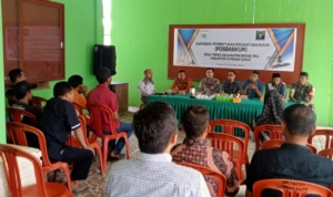 Babinsa Desa Tepas Hadiri Penyuluhan Pembentukan Pos Bantuan Hukum (Posbakum)