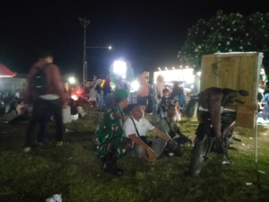 Babinsa Koramil 1628-05/Jereweh Laksanakan Patroli Malam, Jaga Kondusifitas Wilayah