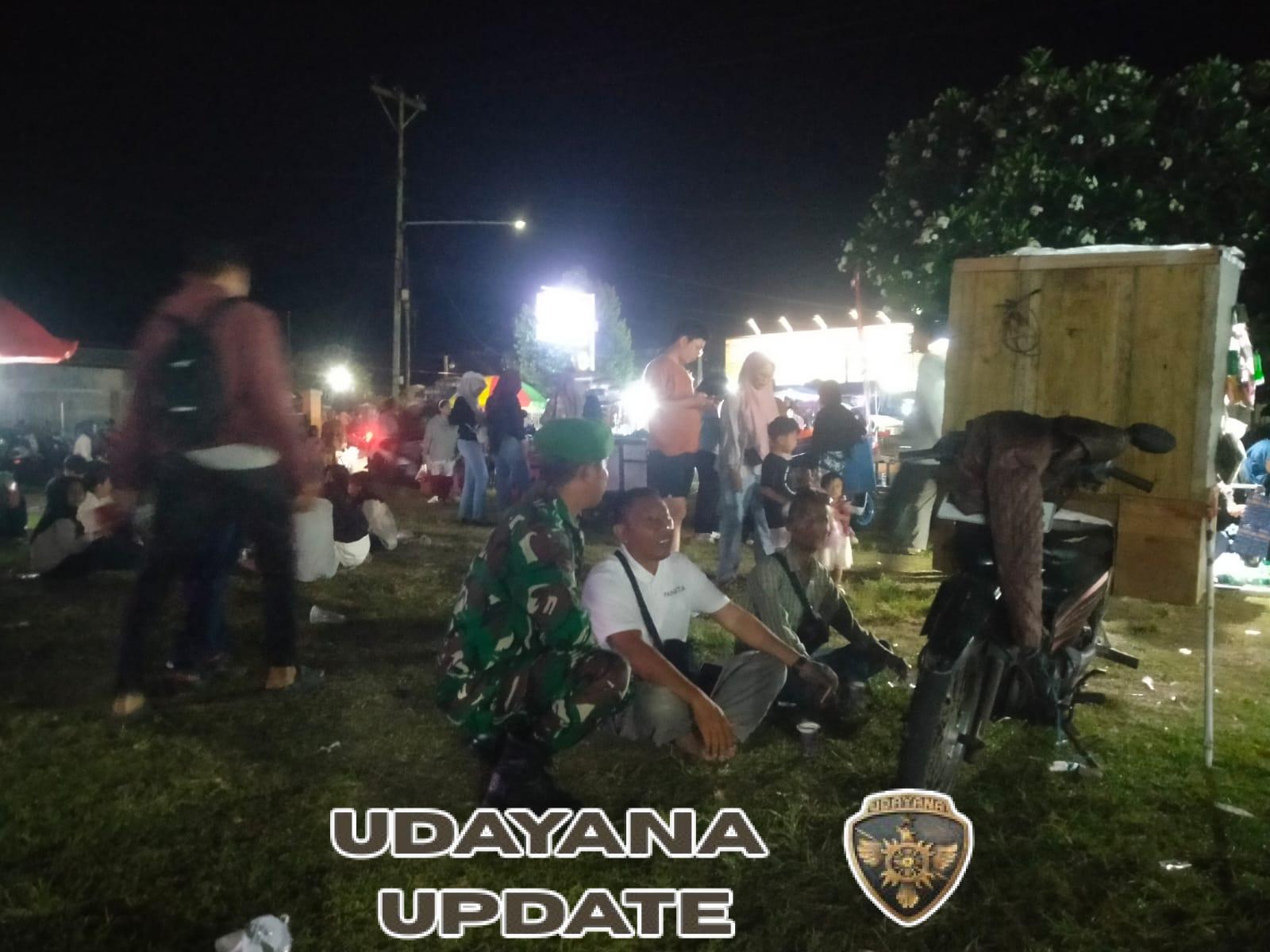 Babinsa Koramil 1628-05/Jereweh Laksanakan Patroli Malam, Jaga Kondusifitas Wilayah