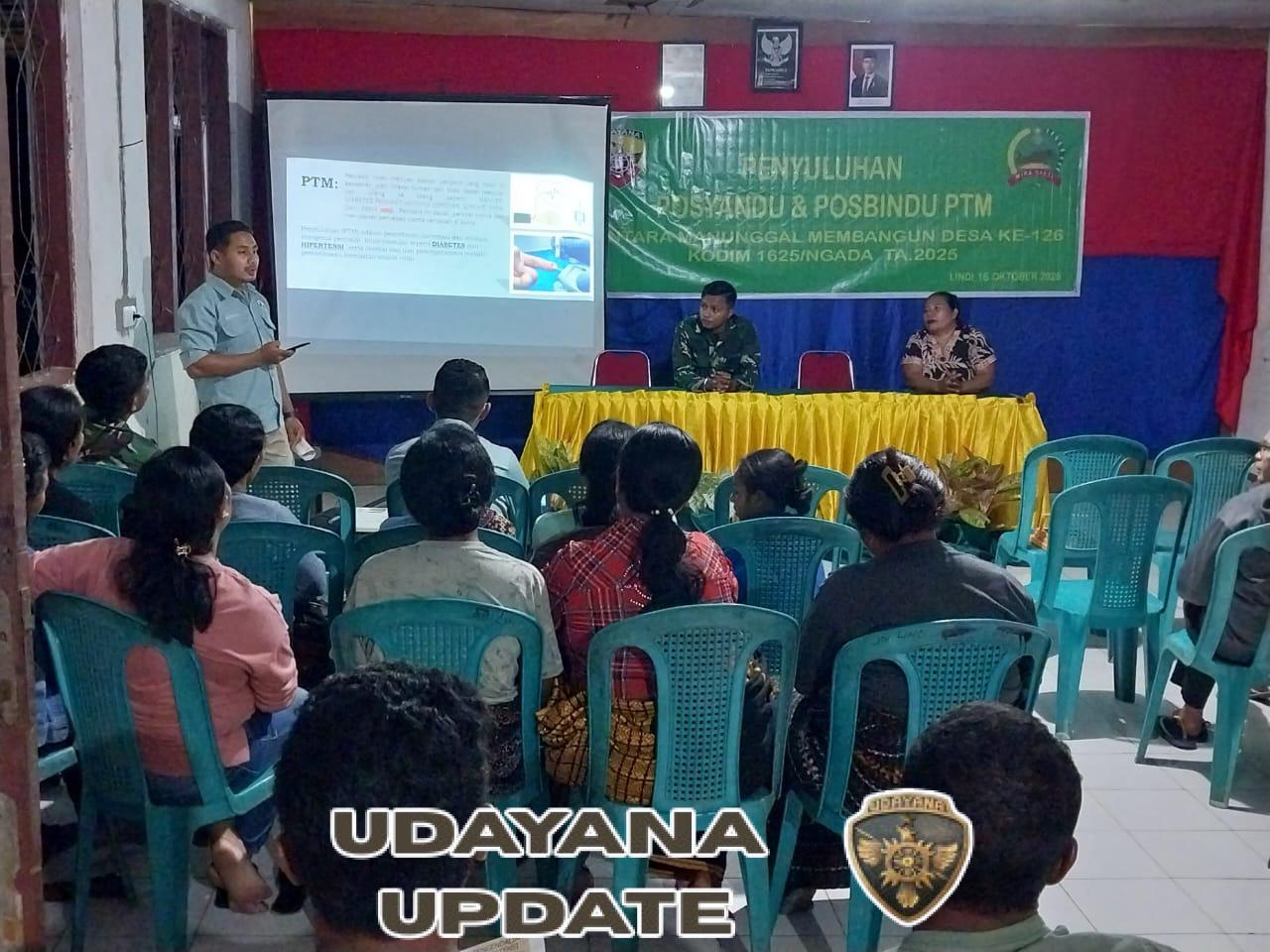 Sinergi TNI dan Tenaga Kesehatan, TMMD ke-126 Sentuh Pelayanan Kesehatan di Riung Barat