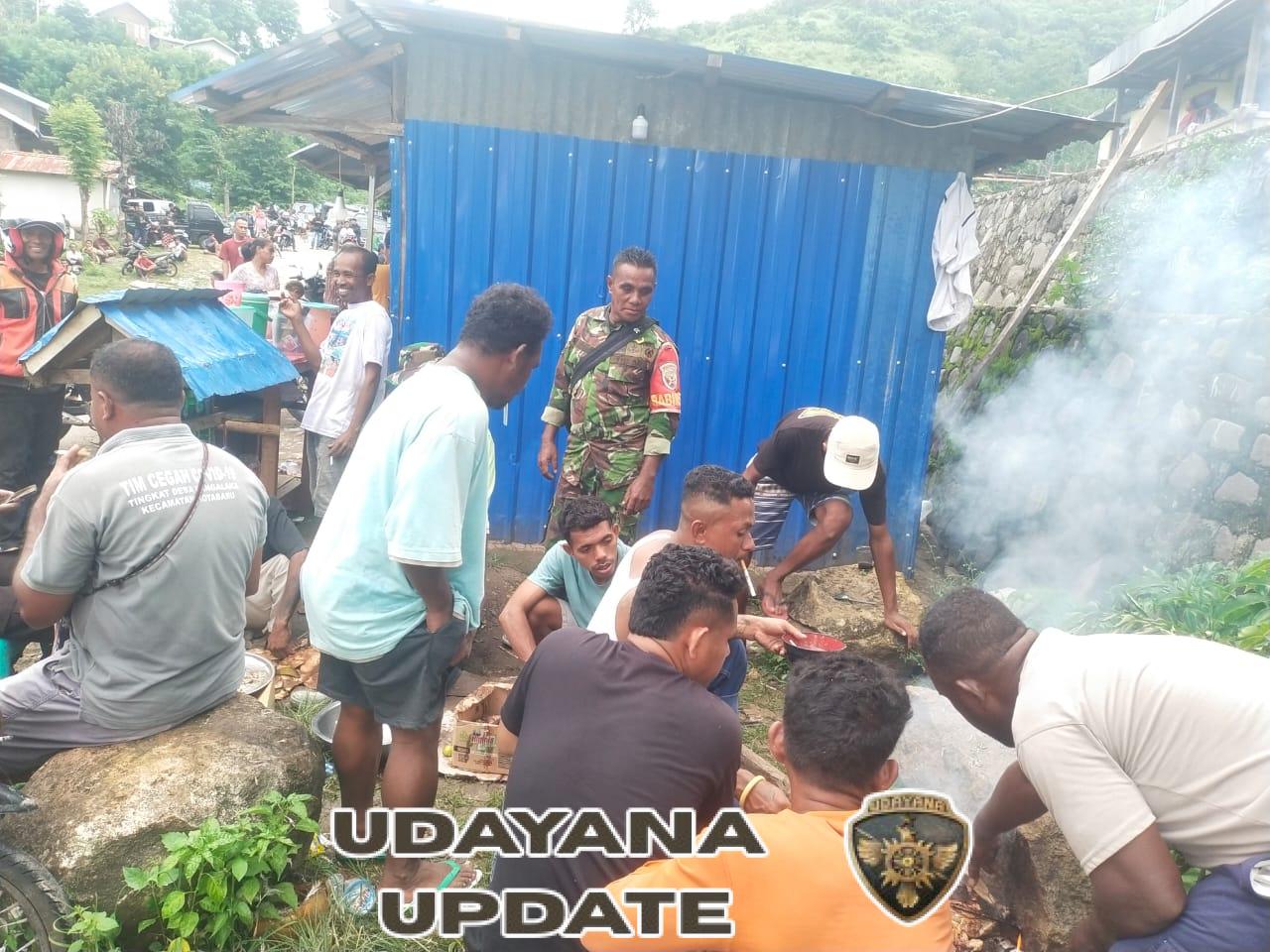 Wujud Kepedulian TNI, Babinsa Kodim 1602/Ende Aktif Monitoring Wilayah Binaan di Kotabaru