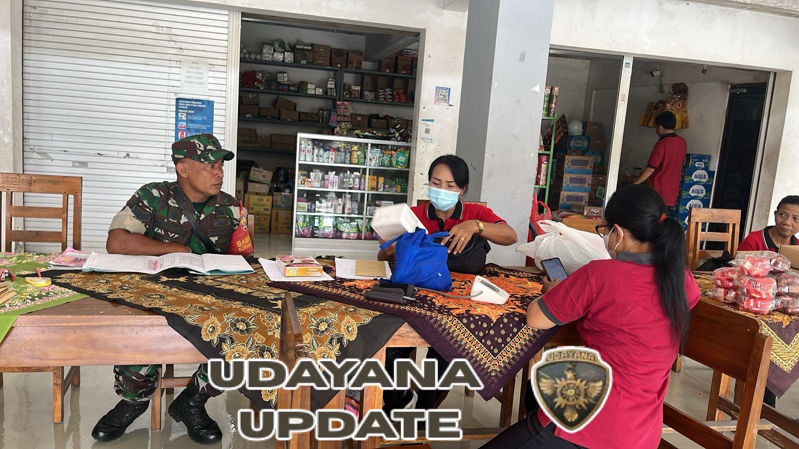 Babinsa Temesi Dukung Posyandu Balita untuk Cegah Stunting