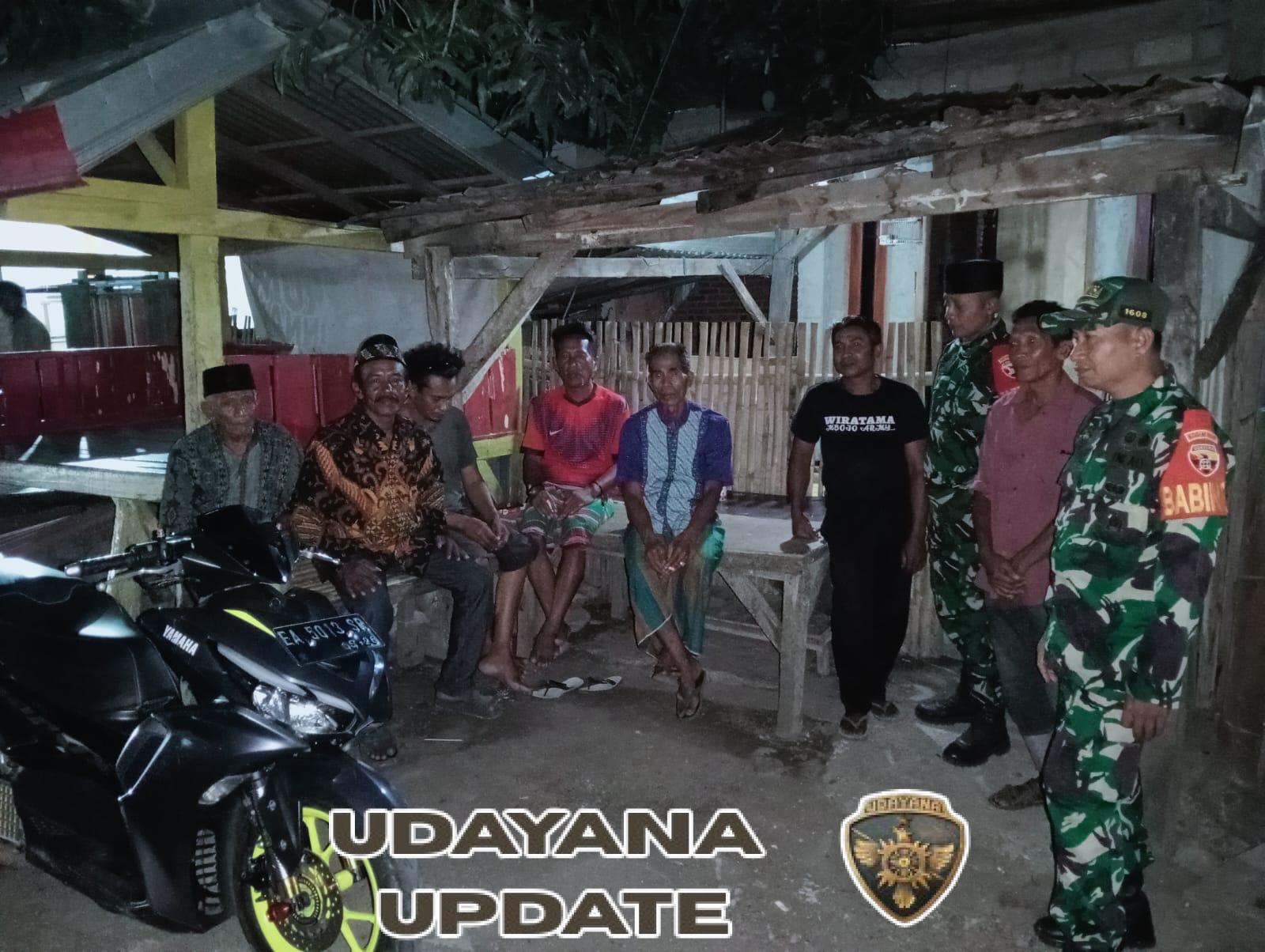 Siskamling di Kelurahan Kumbe Digenjot, Warga Diajak Jaga Keamanan Bersama
