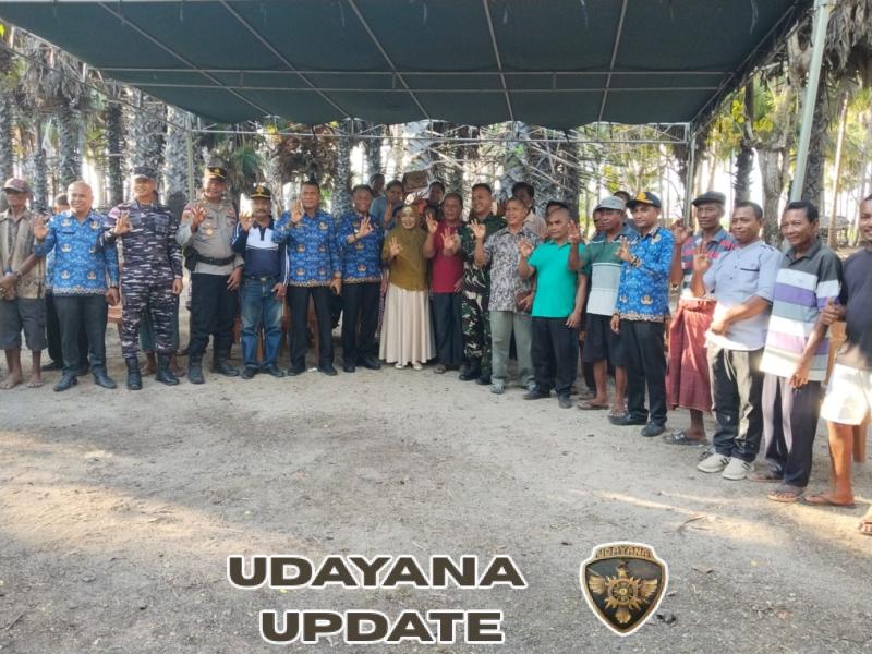 Dandim 1627/Rote Ndao dan Bupati Paulus Henuk Tinjau Penyiapan Ground Breaking KDKMP di Oelua