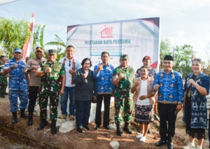 Danrem 161/WS Mengikuti Rangkaian Kegiatan; Peletakan Batu Pertama Pembangunan 80.000 Gerai dan Pergudangan Merah Putih.