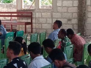 Babinsa Hadiri Rapat Konsultasi Publik Rencana Pembangunan K-SIGN di Rote Ndao