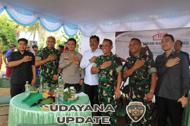 Dandim 1616/Gianyar Hadiri Groundbreaking Koperasi Desa Merah Putih Serentak Nasional