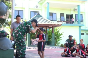 TK Negeri Timuhun Kunjungi Makodim Klungkung