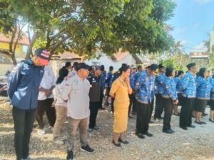 Kapten Inf Gunawan Budi H, Selaku Danramil 01 Kota So’e Jadi Irup Di Apel Kesadaran Antar Kecamatan