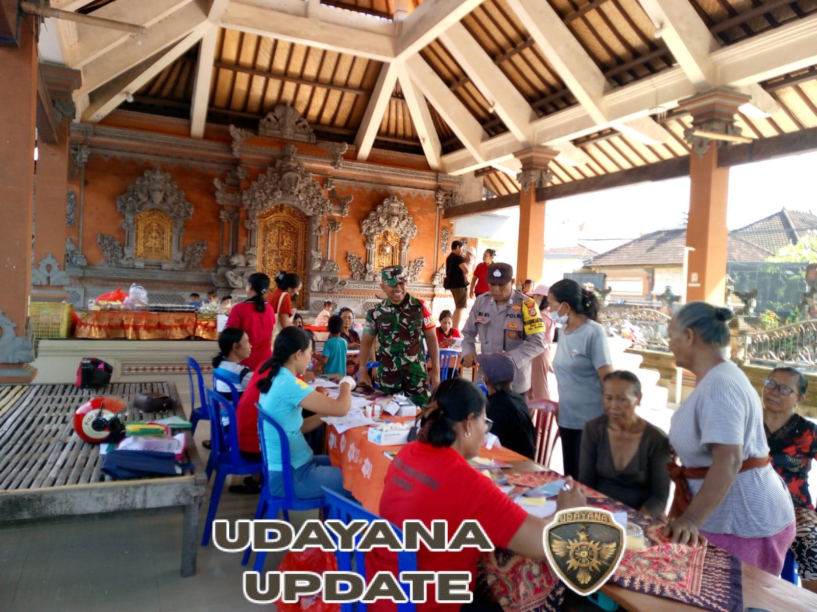 Babinsa Saba Dukung Kelancaran Posyandu Balita dan Lansia