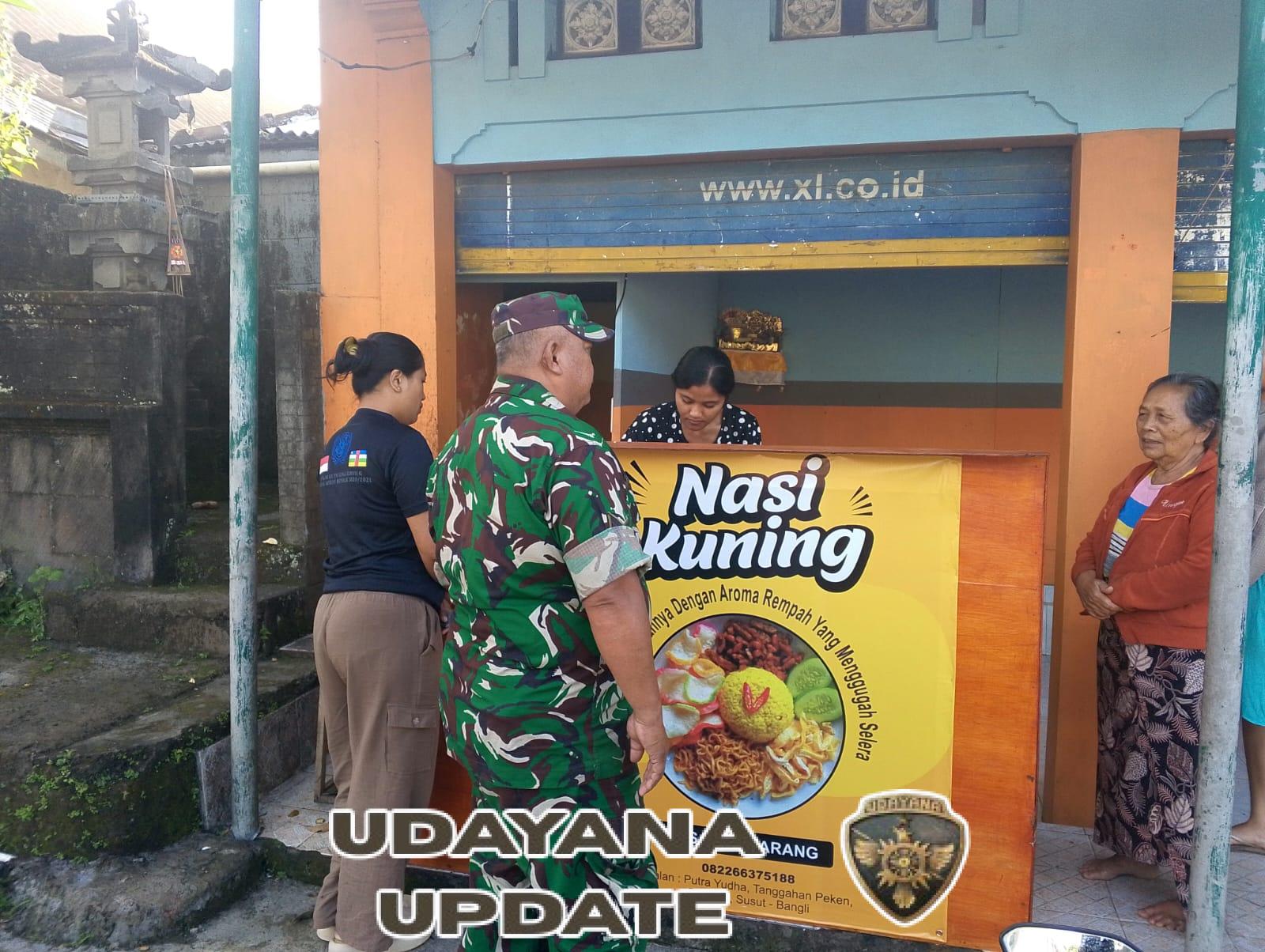 Babinsa Desa Selat Laksanakan Komsos dan Pemantauan Wilayah Bersama Warga Binaan