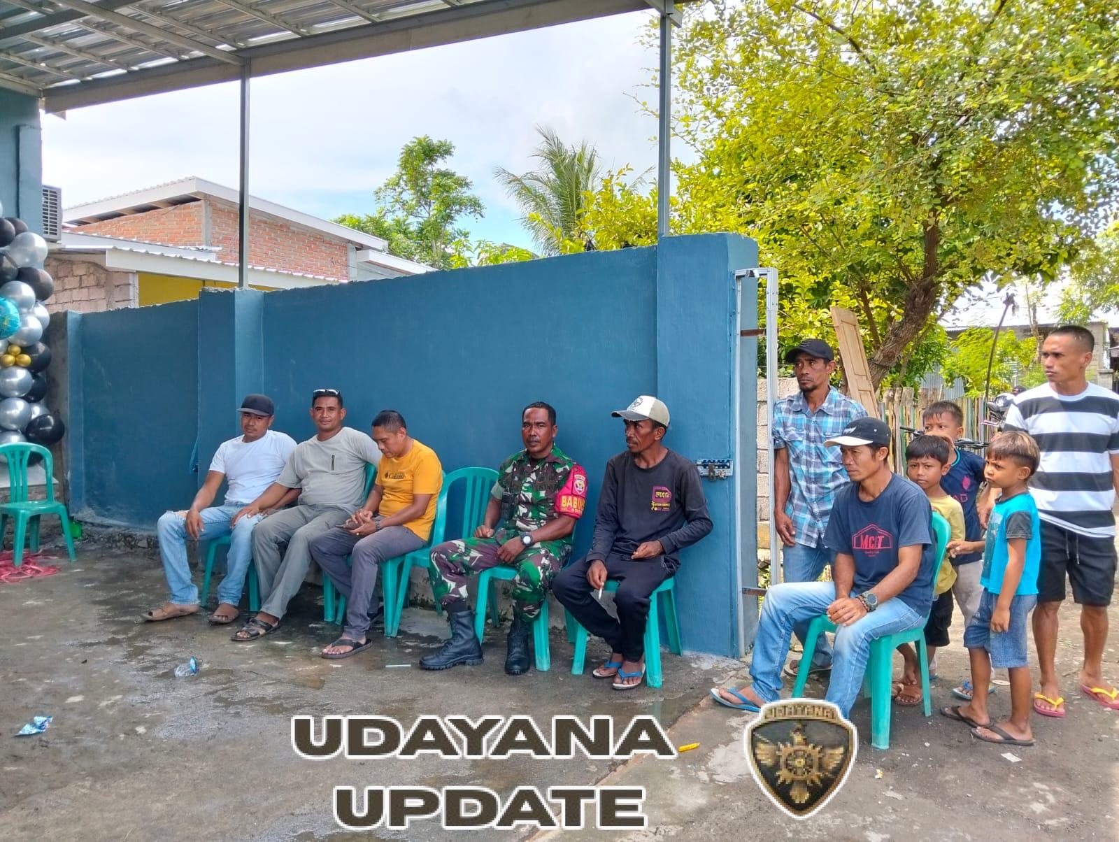 Babinsa Monta Baru Ajak Warga Rawat Lingkungan dan Cegah Penyakit Mulut dan Kuku