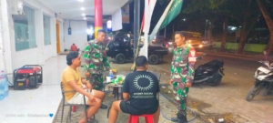 Satu Regu Anggota Koramil Lakukan Patroli Ke tiga Desa Di Kecamatan Pujut