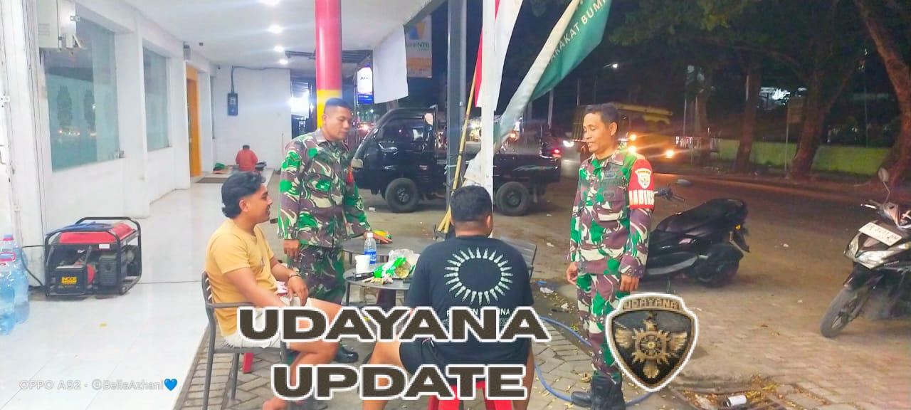 Satu Regu Anggota Koramil Lakukan Patroli Ke tiga Desa Di Kecamatan Pujut