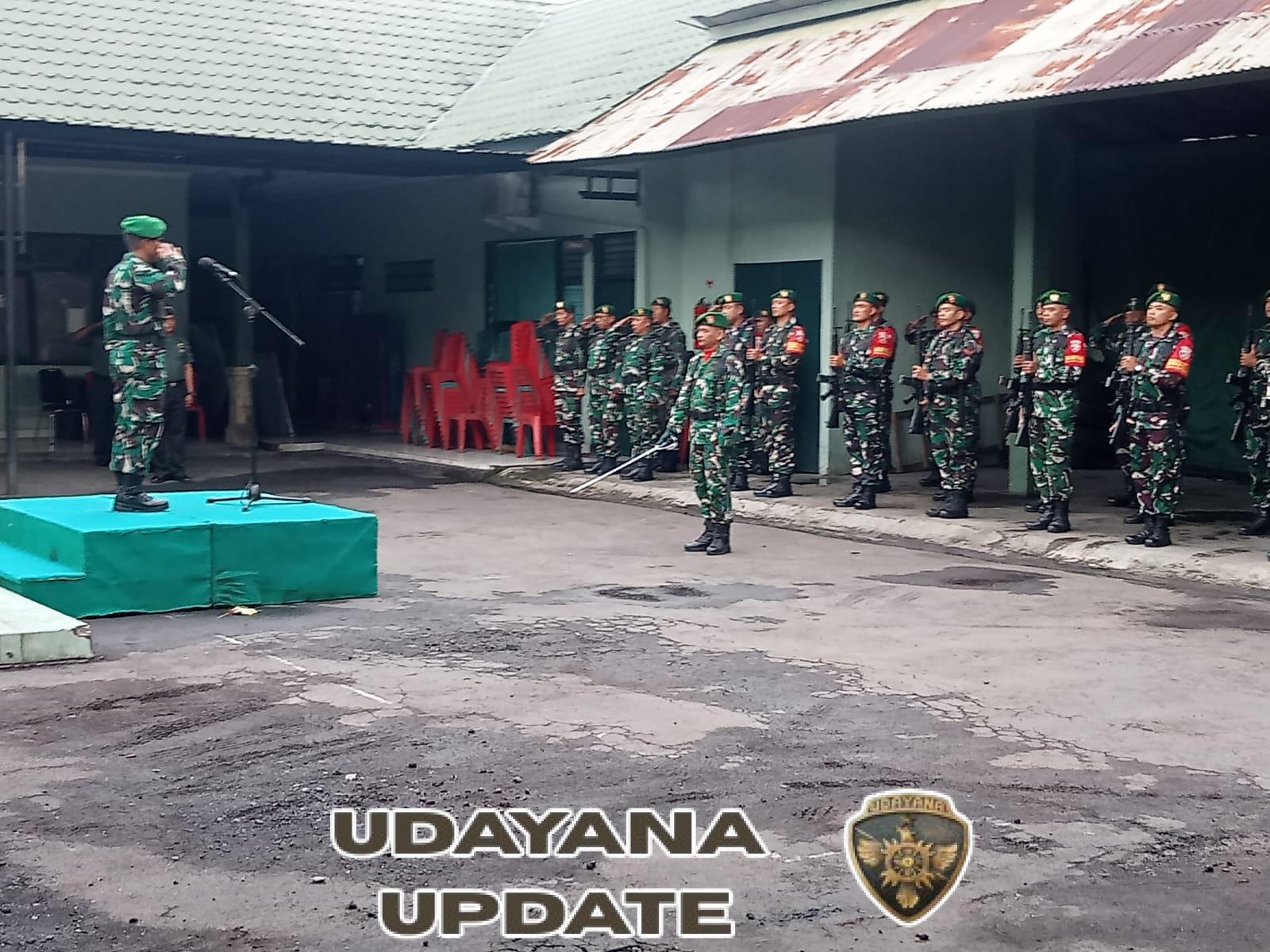 Kasdim Tabanan Tekankan Kedisiplinan dan Loyalitas Dalam Upacara Mingguan di Makodim