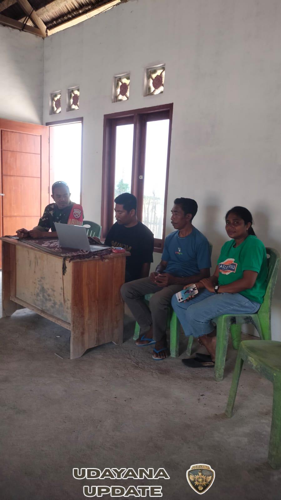 Babinsa Koramil 1627-03/Batutua Laksanakan Komsos dan Monitoring di Desa Anarae