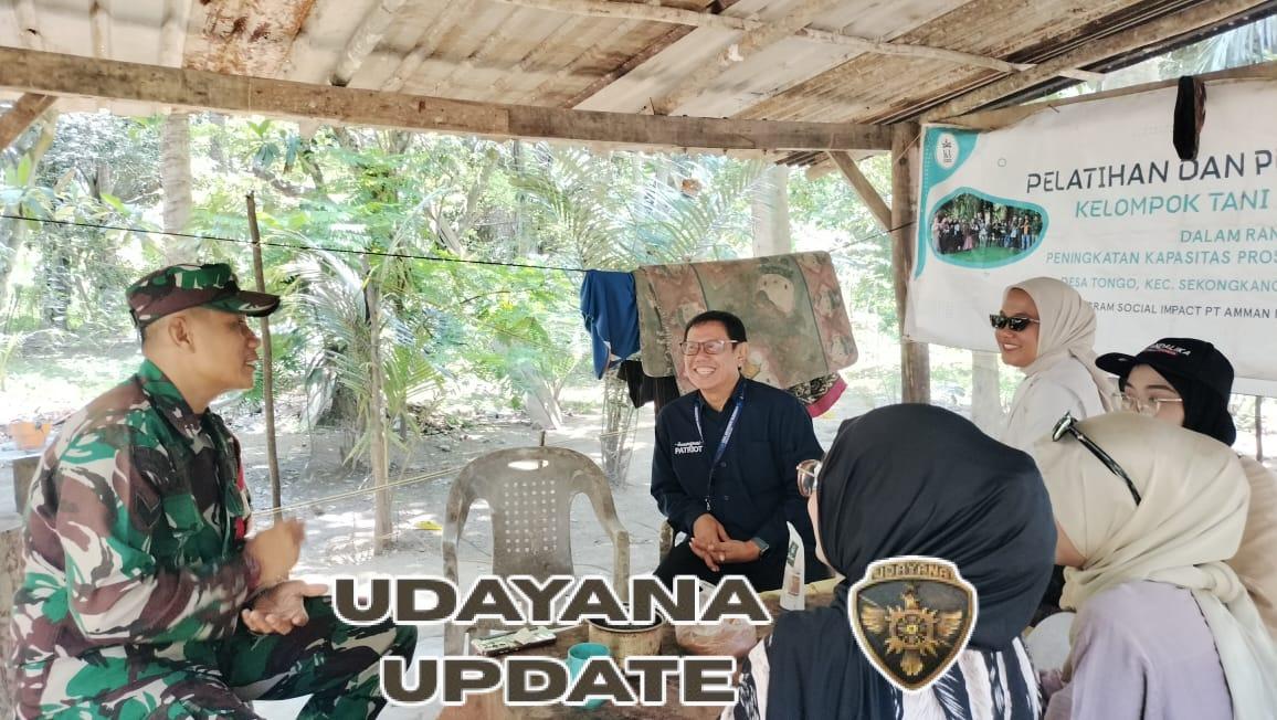Babinsa Desa Tongo Dampingi Tim Ekspedisi Patriot UNPAD dan Kementerian Transmigrasi Tinjau Produksi Gula Aren.